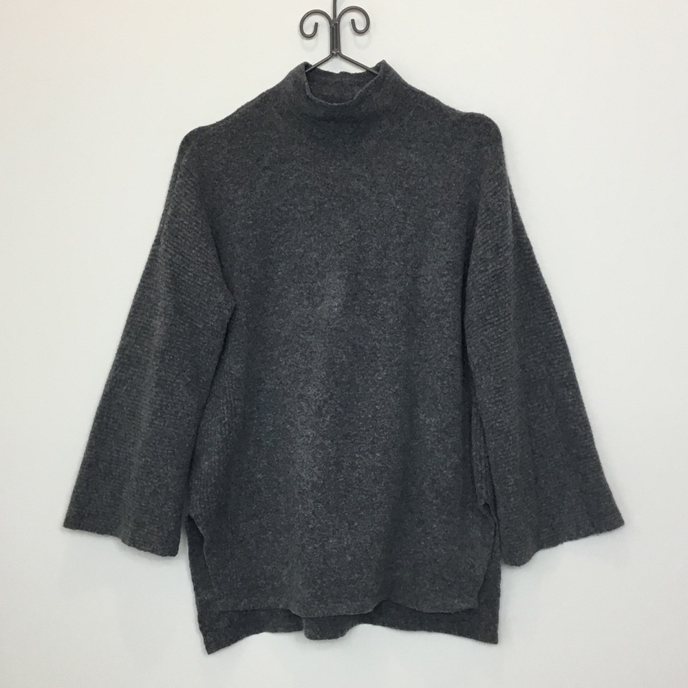 Ann Taylor Charcoal Cowl Neck Sweater size medium